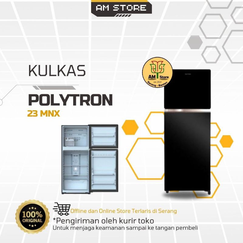 Kulkas Polytron 23 MNX (2 Pintu)