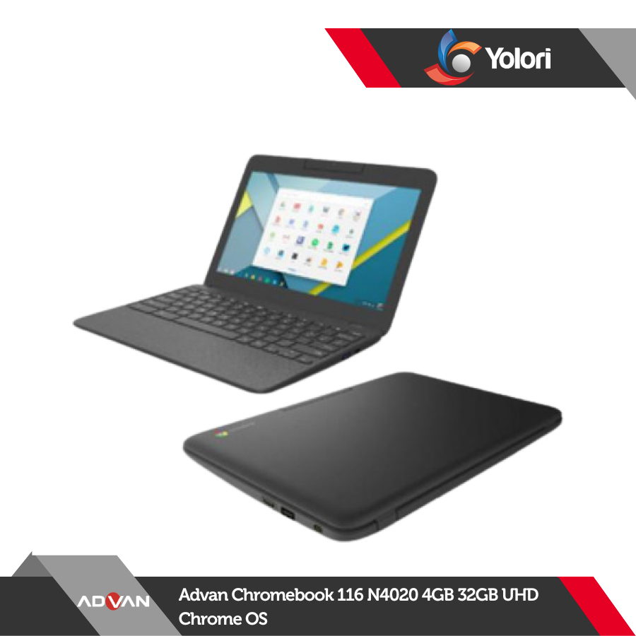 Advan Chromebook 116 N4020 4GB 32GB UHD Chrome OS