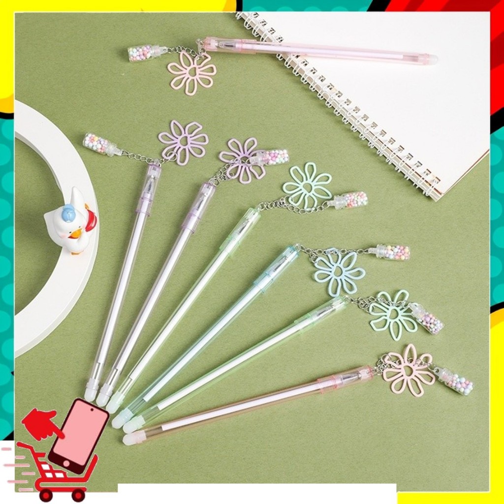 

FPS Pulpen Lucu Aesthetic Pena Gantungan Botol Bunga Fancy Pen Pena Gel Bolpen Unik warna pastel cute Bola Salju Warna Warni Alat Tulis Kantor