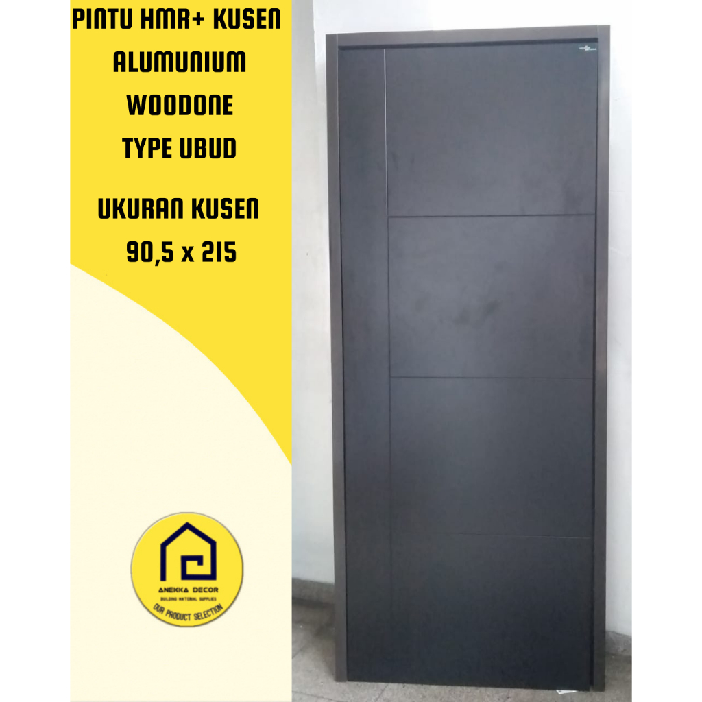 Pintu HMR Woodone INTEGRA Type UBUD + set Kusen Alumunium
