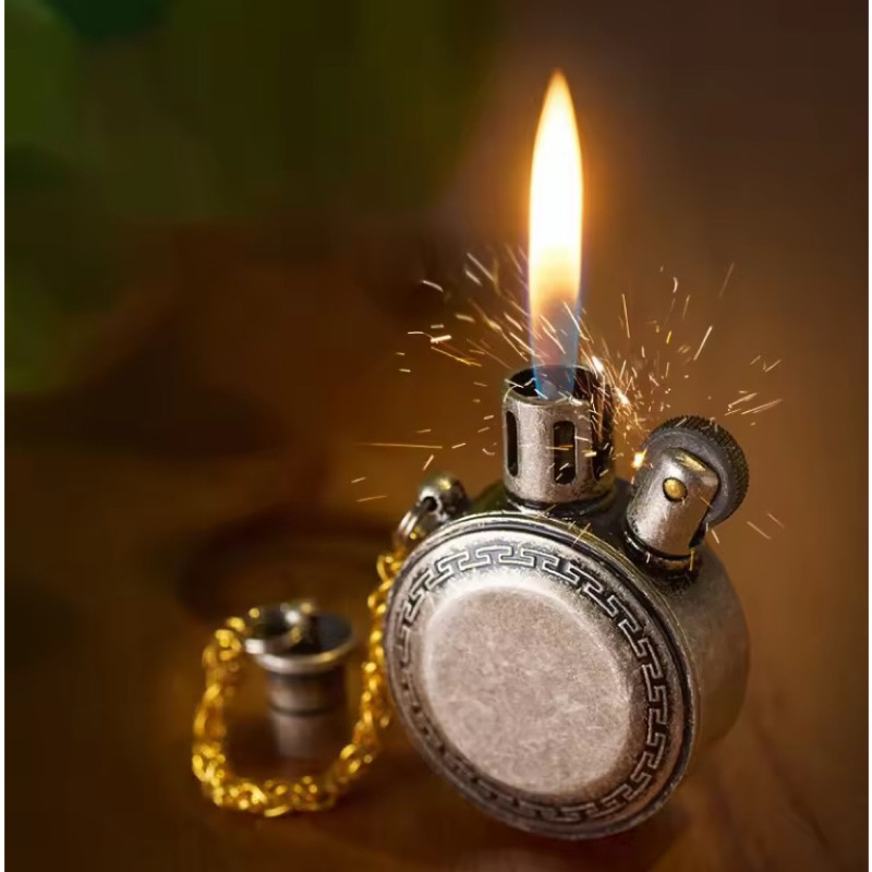 Korek Api Retro Pocket Classic Vintage 1952 Mode Lighter Liontin Kuno