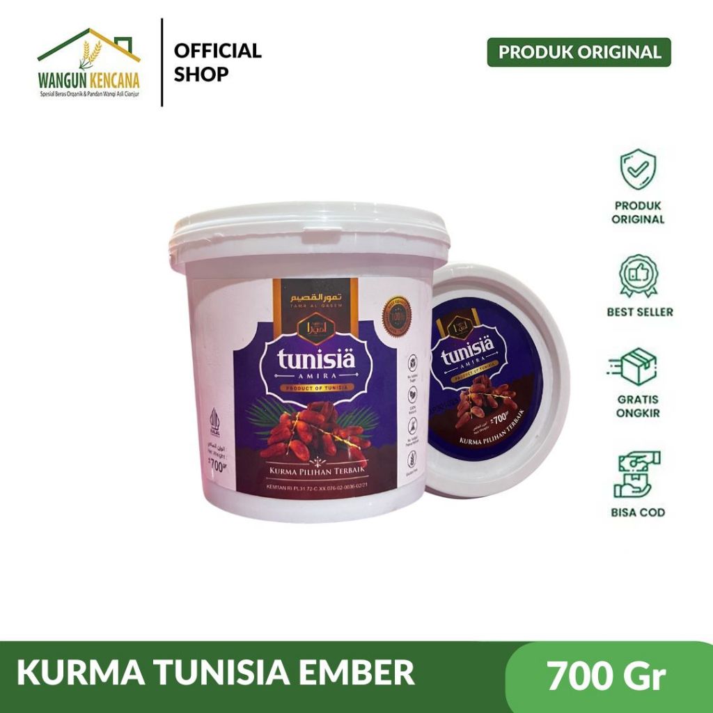 

AMIRA - Kurma Tunisia Ember 700 Gr Premium Quality