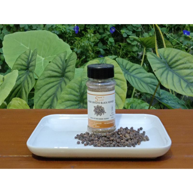 

Lada Hitam Bubuk Murni MURAH | Merica Hitam Bubuk Murah | Steve's Choice Ground Black Pepper | Lada Hitam Bubuk Murni Murah siap pakai