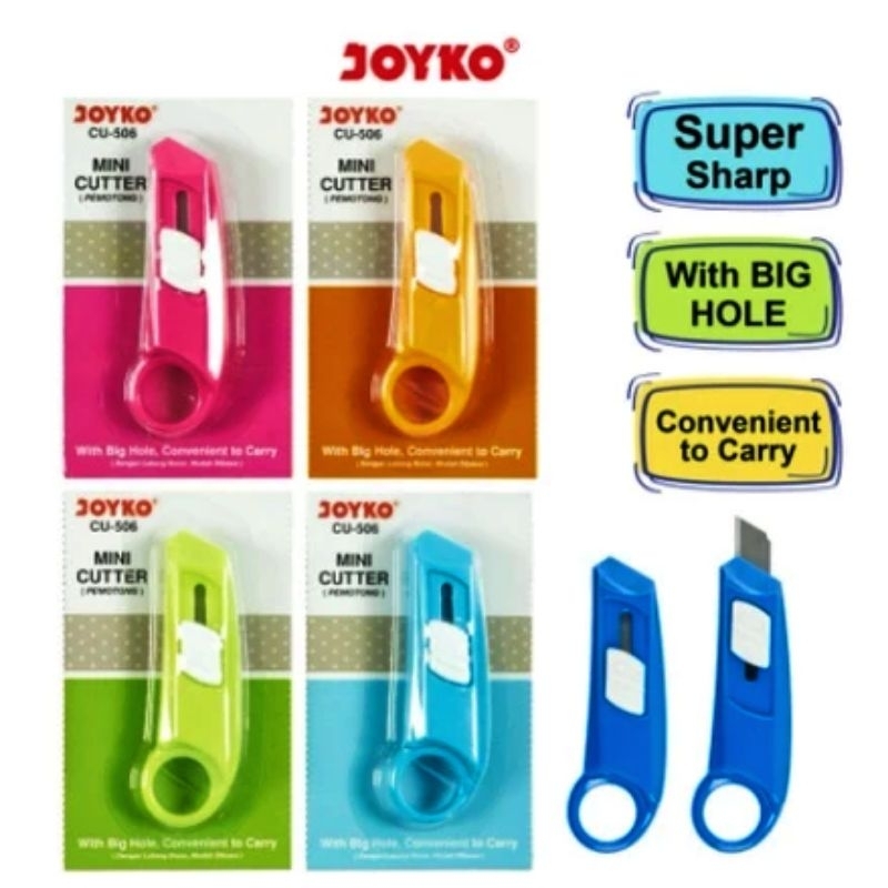 

V$_MINI CUTTER JOYKO CU-506 KECIL PISAU TAJAM KU//Cutter Mini lucu