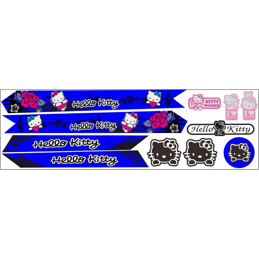 STRIPING BMX / STIKER SEPEDA ANAK VARIASI STRIPING SEPEDA KIDS VARIASI STIKER