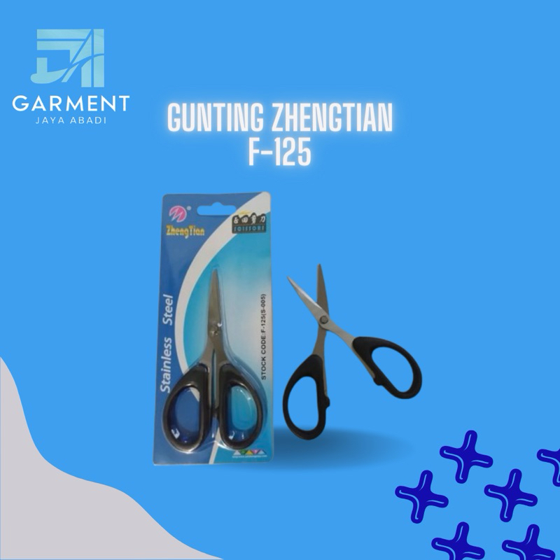 

Gunting ZhengTian Stainless Steel Hitam 12 cm (F-125)
