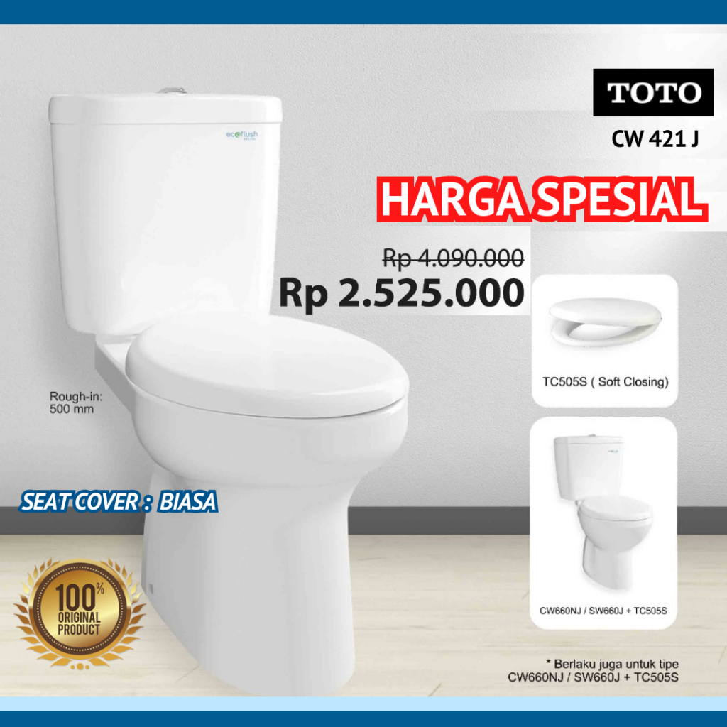 TOTO CW421J CLOSET DUDUK