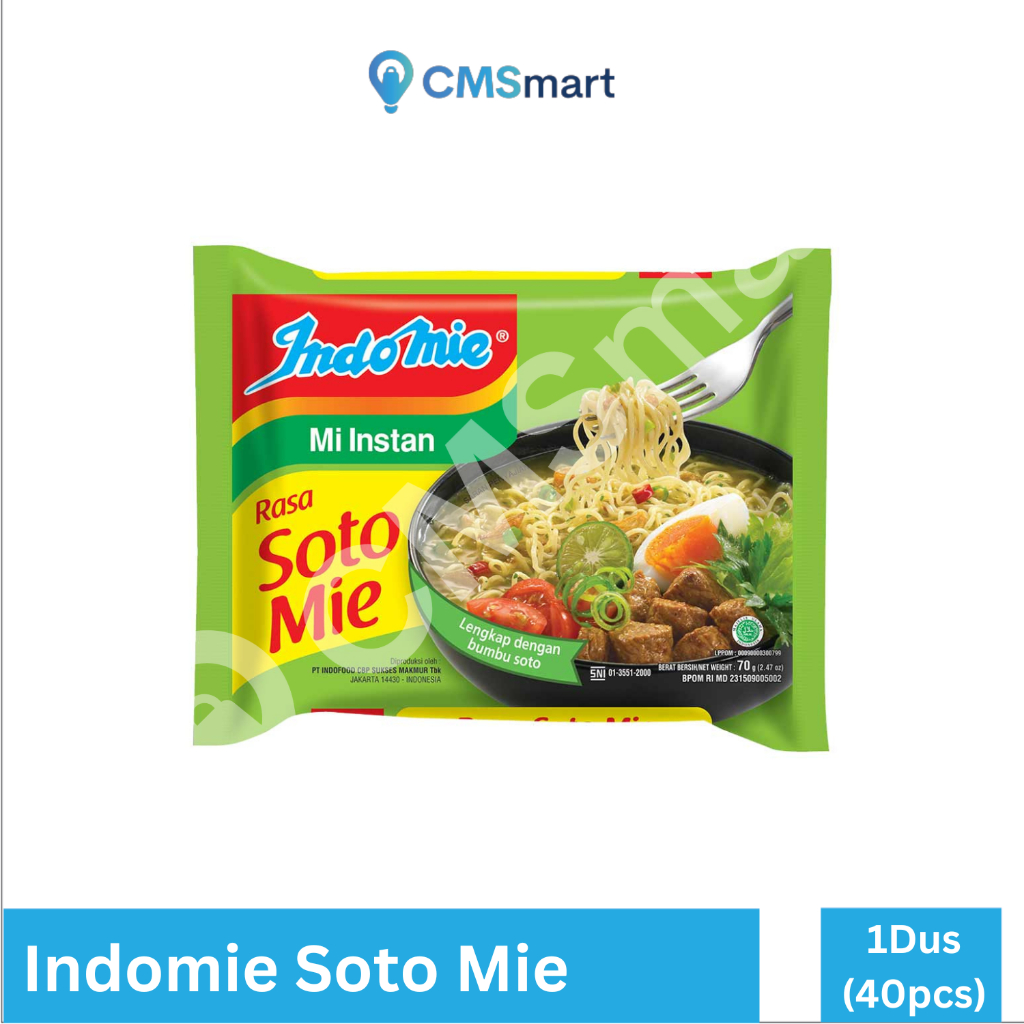 

Indomie Soto 70gr 1 Dus