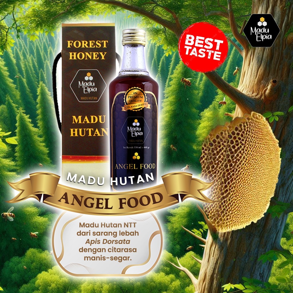 

Madu Angel Food - Madu Hutan Murni dan Alami - Dengan citarasa Manis Asam