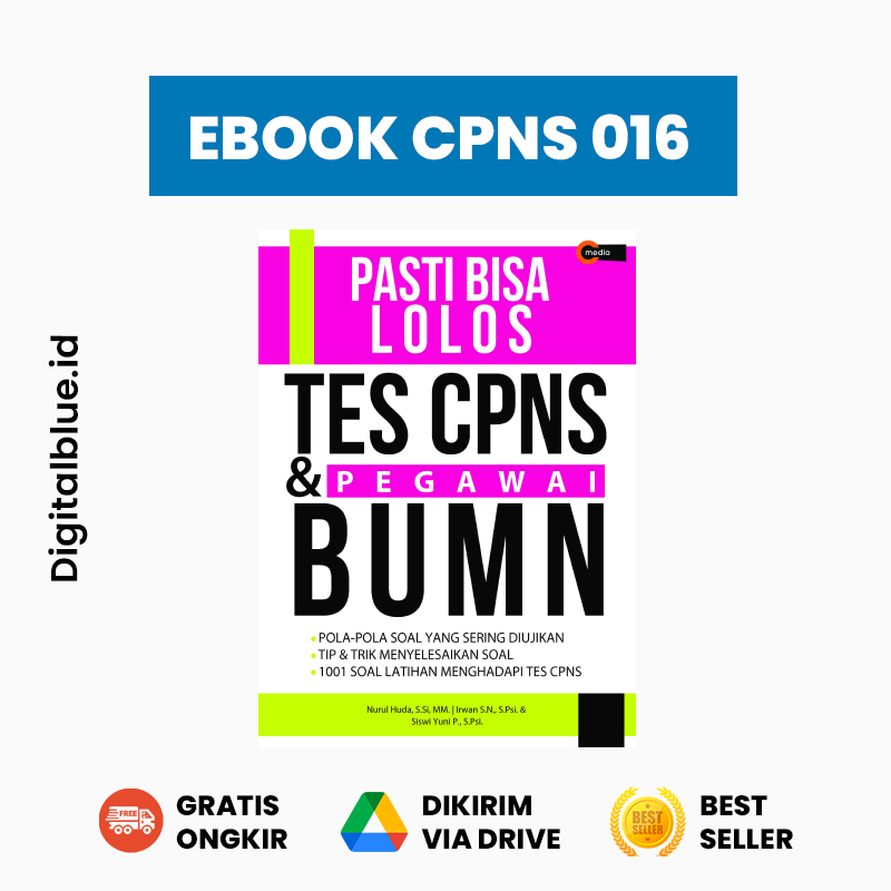 

[READY] PASTI LOLOS TES CPNS & PEGAWAI BUMN / KODE CPNS 016