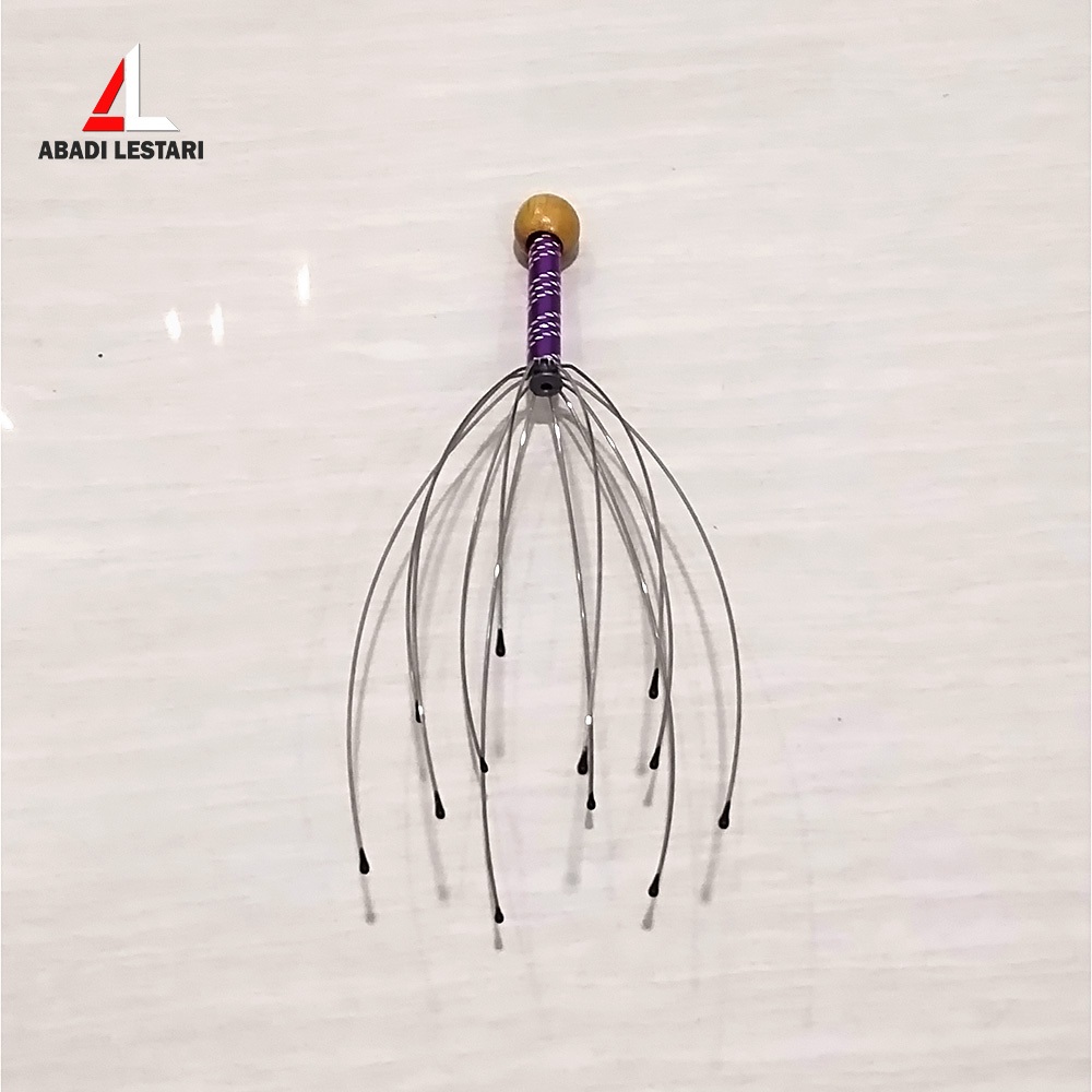 ALAT PIJAT KEPALA STAINLESS TANPA LISTRIK / ALAT TERAPI PIJAT KEPALA