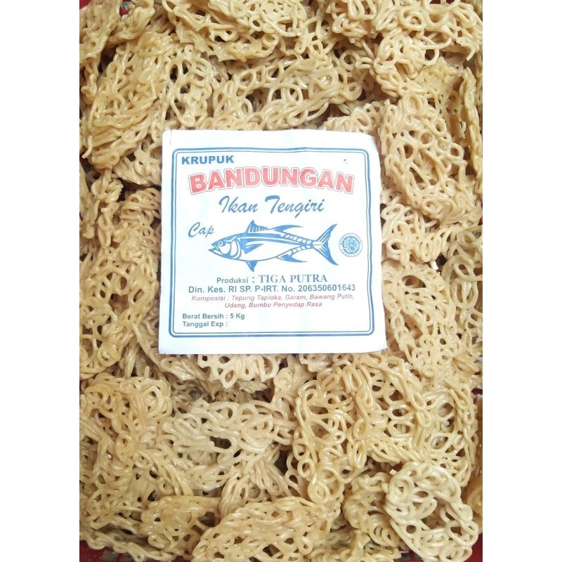 

Kerupuk Bandungan Ikan Tenggiri 250gr / Kerupuk Ikan Tenggiri/ Kerupuk Mentah / Krupuk Ikan Tenggiri