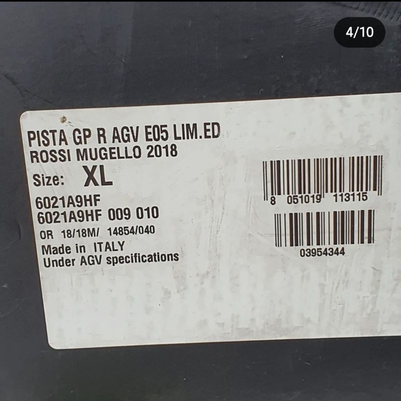 AGV Pista GPR Mugello 2018 Limited Edition