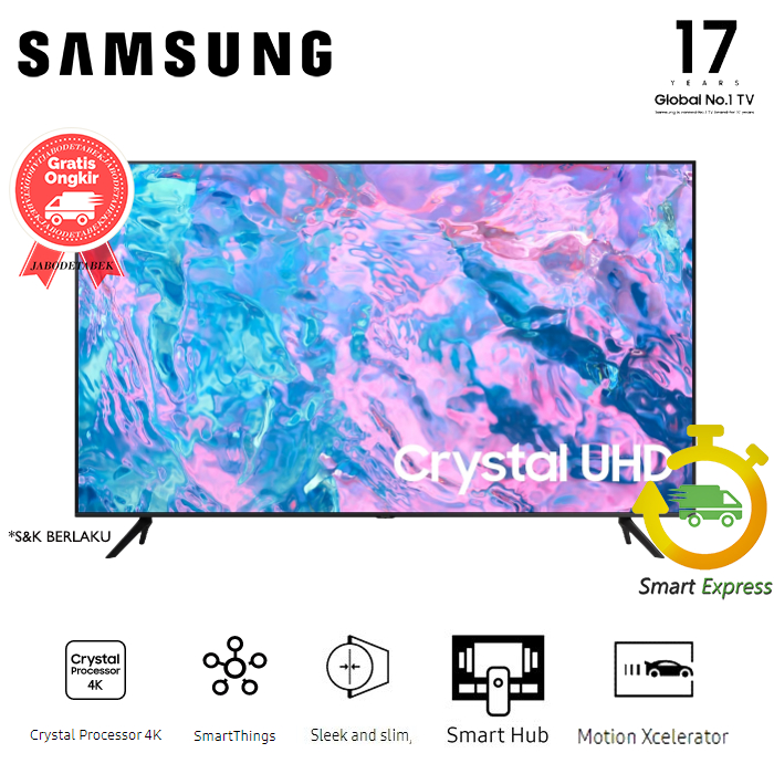 TV LED SAMSUNG UA43CU7000 / 43CU7000 - (43 INCH / UHD 4K / SMART TV)