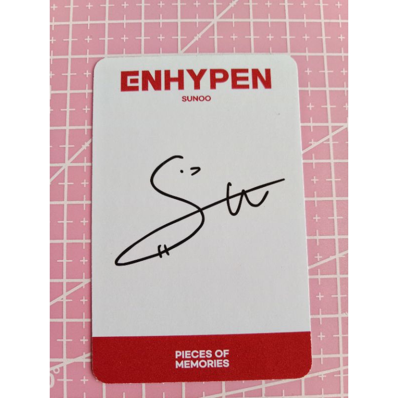 OFFICIAL Photocard Sunoo Pom