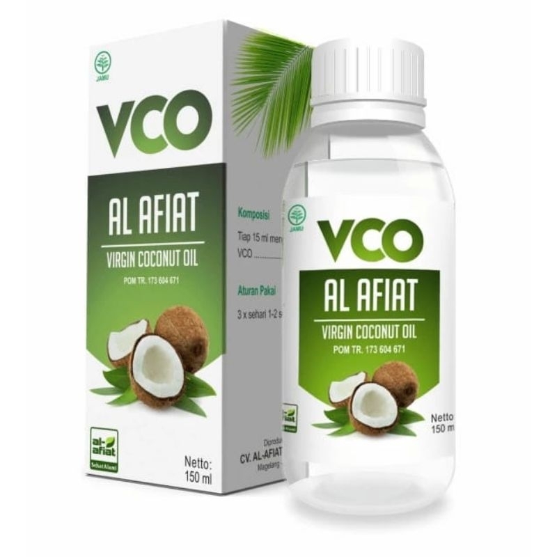 

AL AFIAT ORIGINAL VCO VIRGIN COCONUT OIL MINYAK KELAPA 150ML