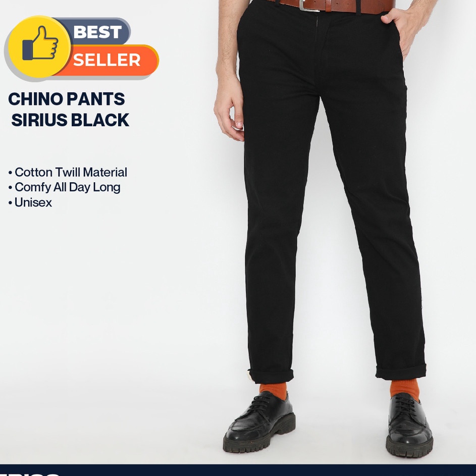 ORIGINAL Erigo Chino Pants Sirius Black Unisex