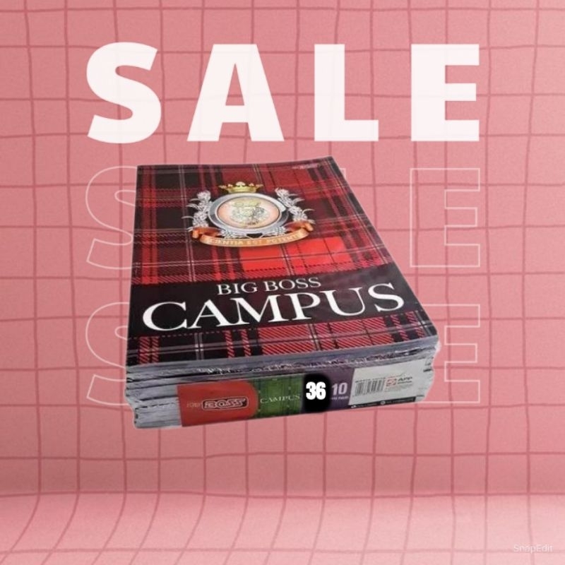 

Buku Tulis BigBoss Campus 36 lembar 1pack (10 buku)