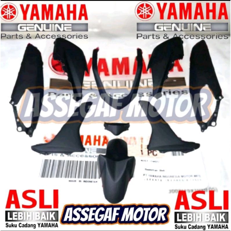 COVER FULL BODY HALUS SET N MAX NMAX LAMA OLD HITAM DOF 2015-2019 ASLI ORIGINAL YAMAHA