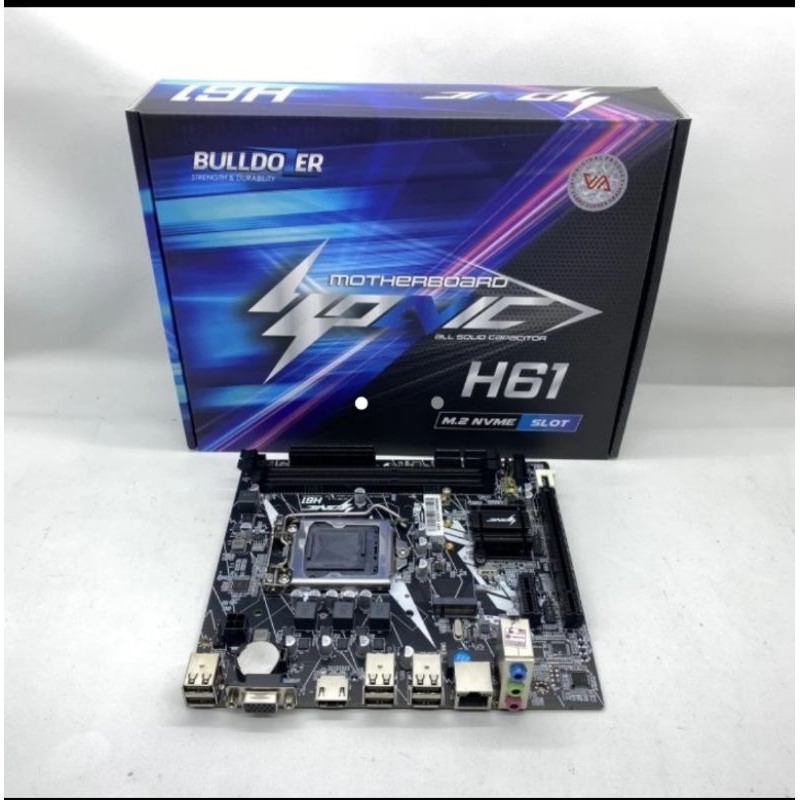 MOTHERBOARD BULDOZER H61 socket 1155