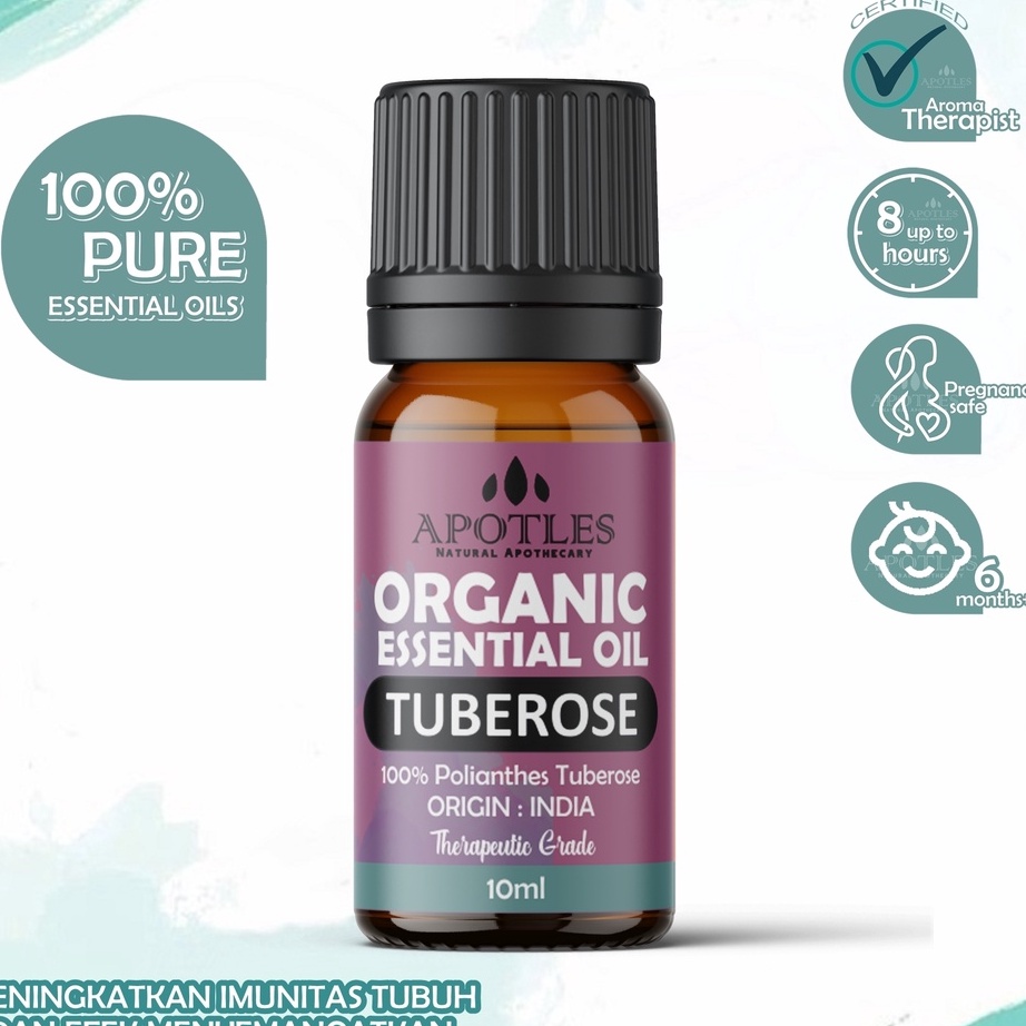 Terlaris Tuberose Essential Oil  Minyak Aromaterapi Bunga Sedap Malam 1ml