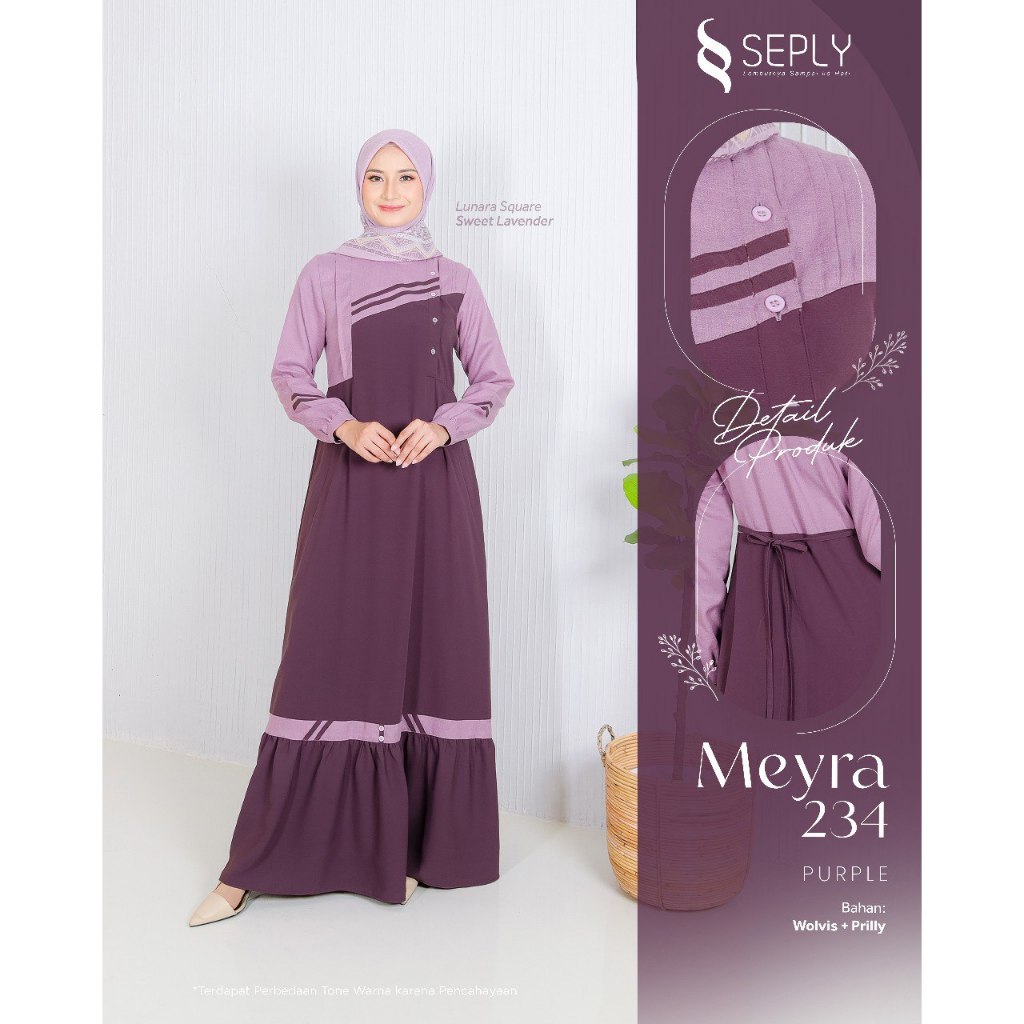 Gamis Daily Wanita Seply Meyra