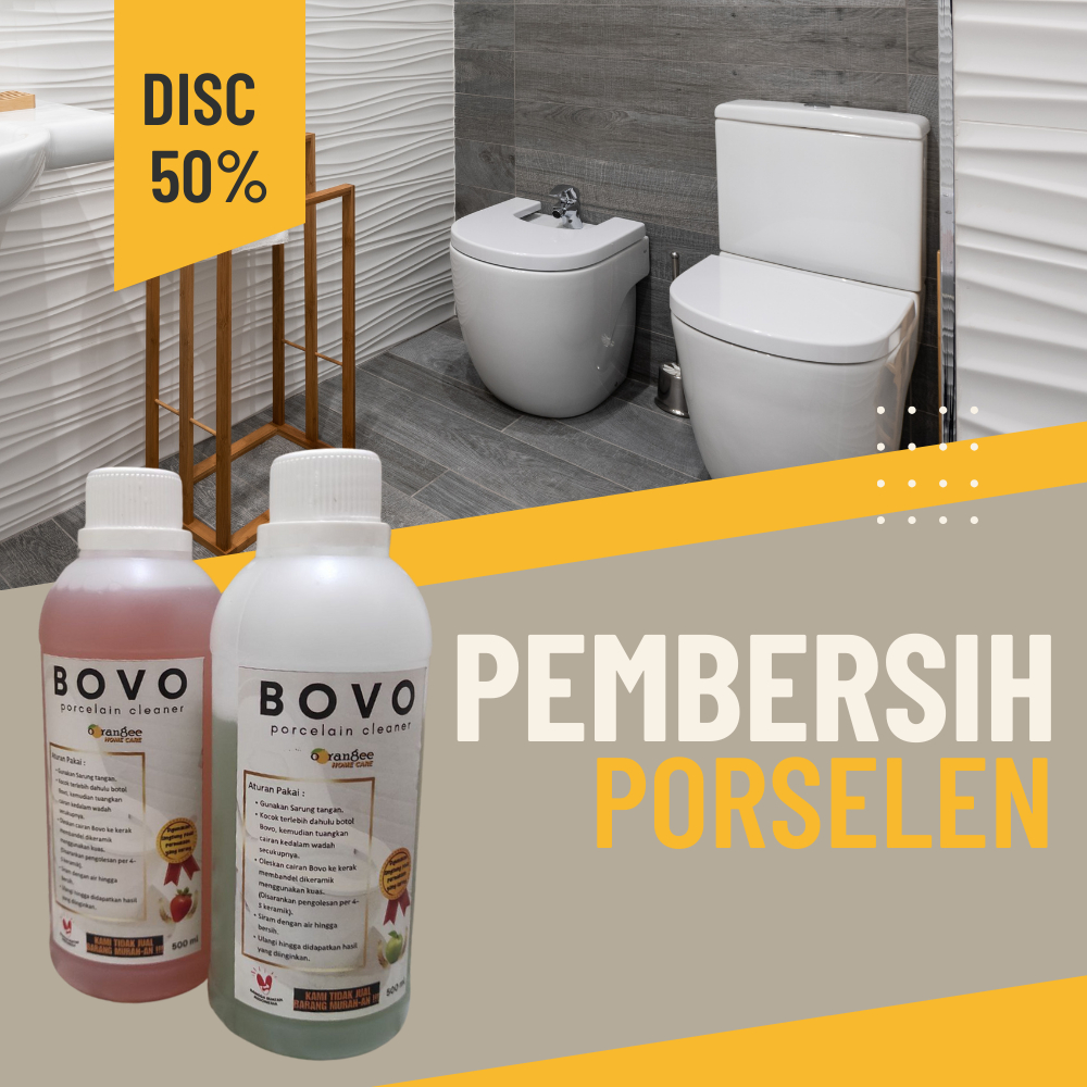Oorangee | BOVO Pembersih KERAK lantai KAMAR MANDI Yang membandel NON HCL