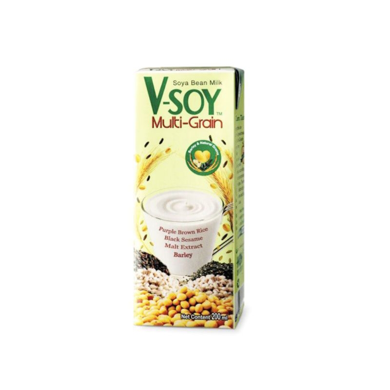 

V-Soy Soya Milk Bean Multigrain 200ml / Susu Kedelai