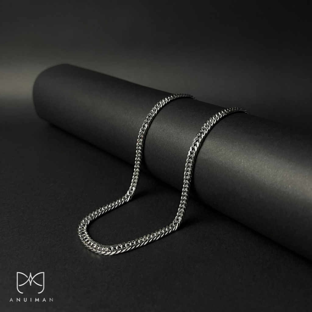 Anuiman - Kalung Rantai Besar Pria Wanita Titanium – Kalung Chain Cowok Anti Karat Kekinian