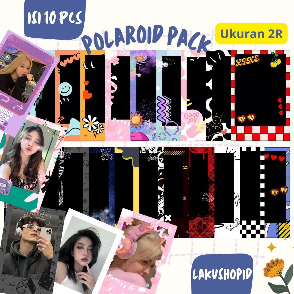 Foto Polaroid Custom isi 10/Pack /Foto Polaroid/Polaroid Murah/Cetak Foto PolaroiD Accessories Camer