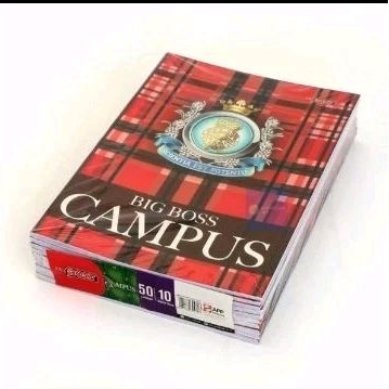 

BUKU TULIS BIG BOSS CAMPUS 50 lembar 1 pack isi 10