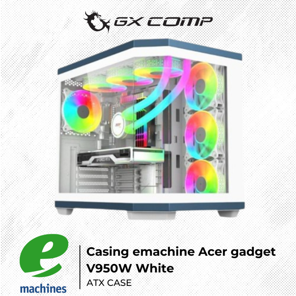 Acer emachine  gadget V950W White | Casing PC ATX - Case CPU Gaming