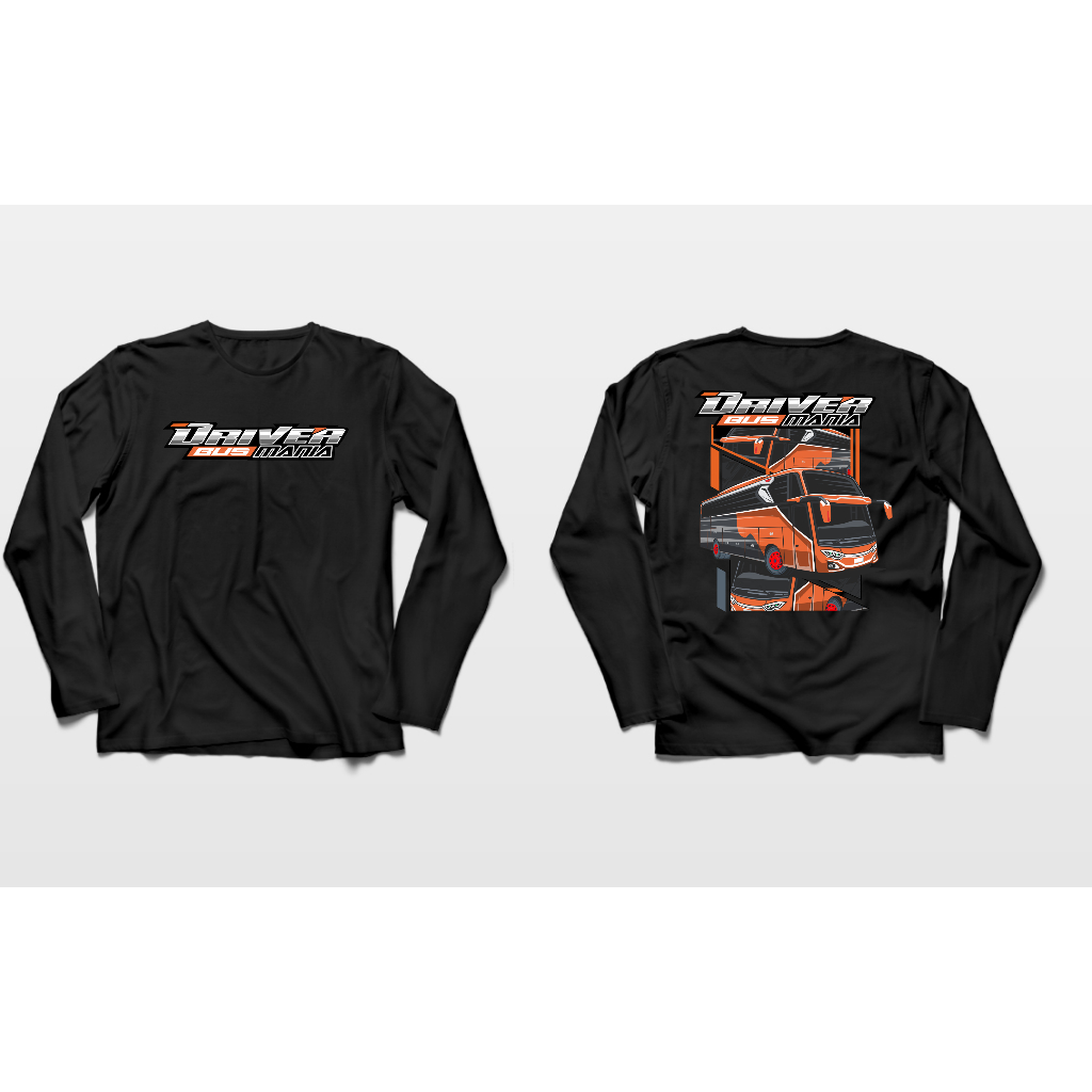 KAOS LENGAN PANJANG DRIVER BUS MANIA BIG SIZE JUMBO