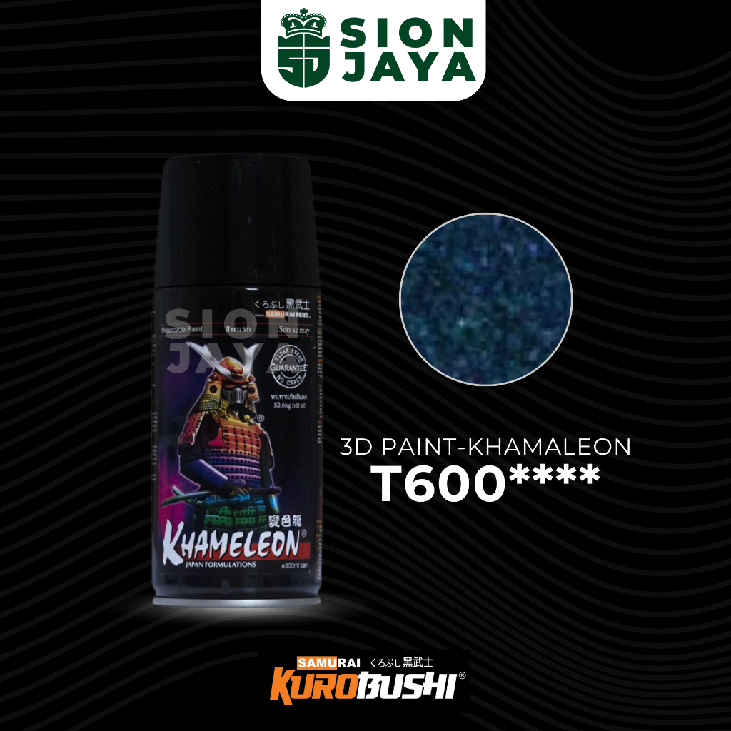 Pilox/Pylox/Cat Semprot Samurai paint Warna Bunglon/3D Paint Khamaleon T600