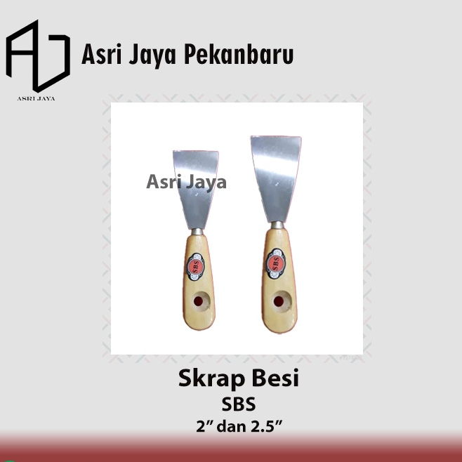 Kape Gagang Kayu Skrap Besi Sekrap Stainless Roskam Dempul Tembok