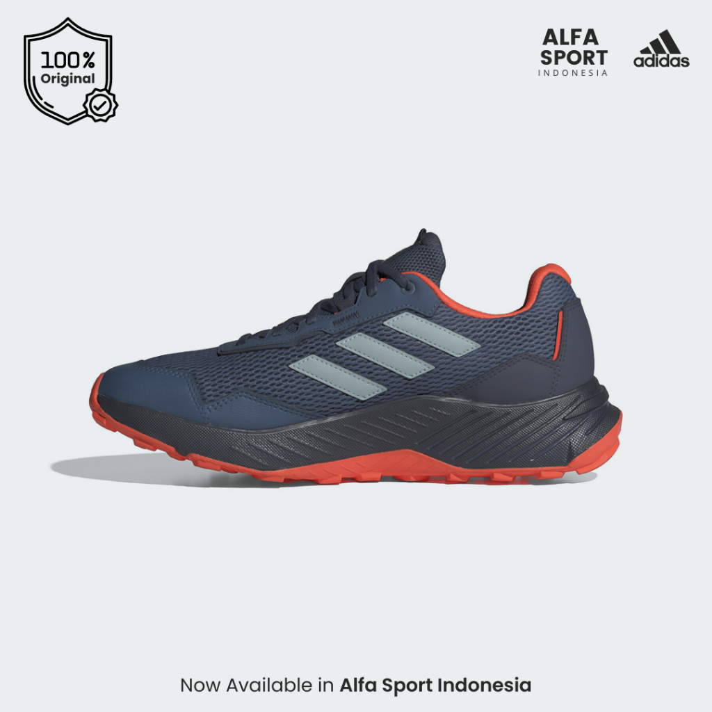 Sepatu Outdoor Adidas Pria TraceFinder Biru Merah