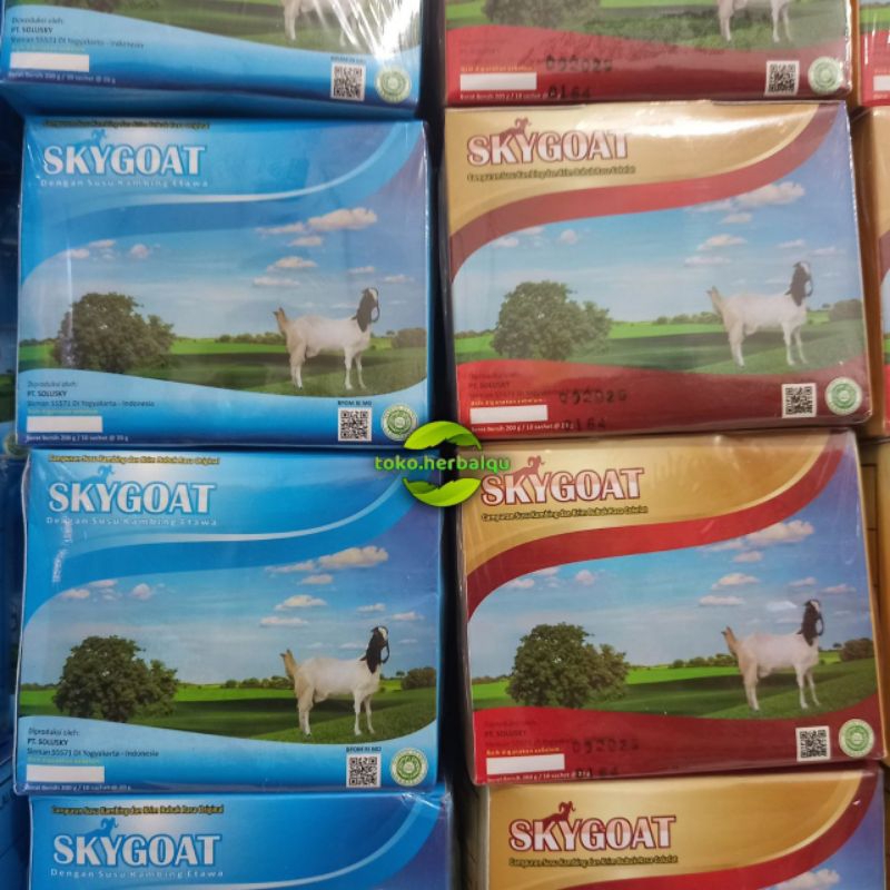 

SUSU KAMBING SKY GOAT | SUSU ETAWA BUBUK COKELAT & VANILA