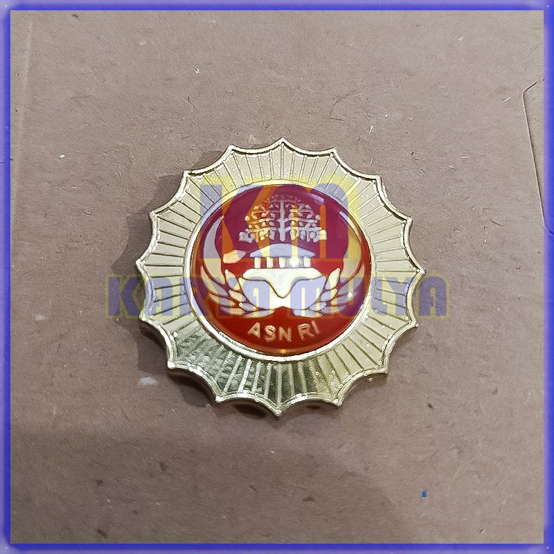 Pin Lencana Logo ASN Korpri Pin Bross ASN RI - Karya Mulya