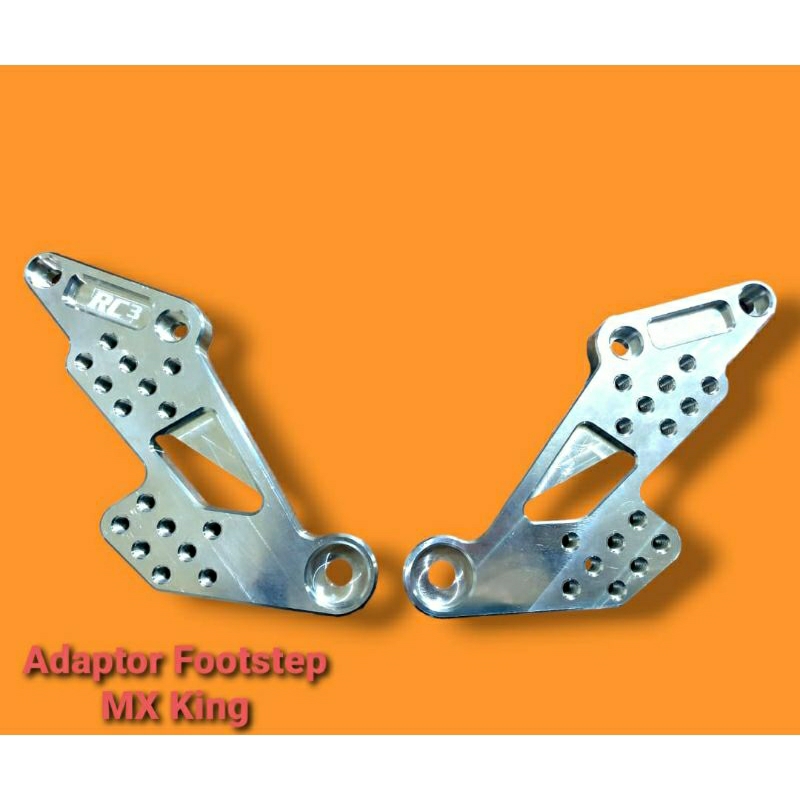 breket adaptor adjustable RC3 footstep foot step underbone MX King, supra gtr, MX new, universal ( j