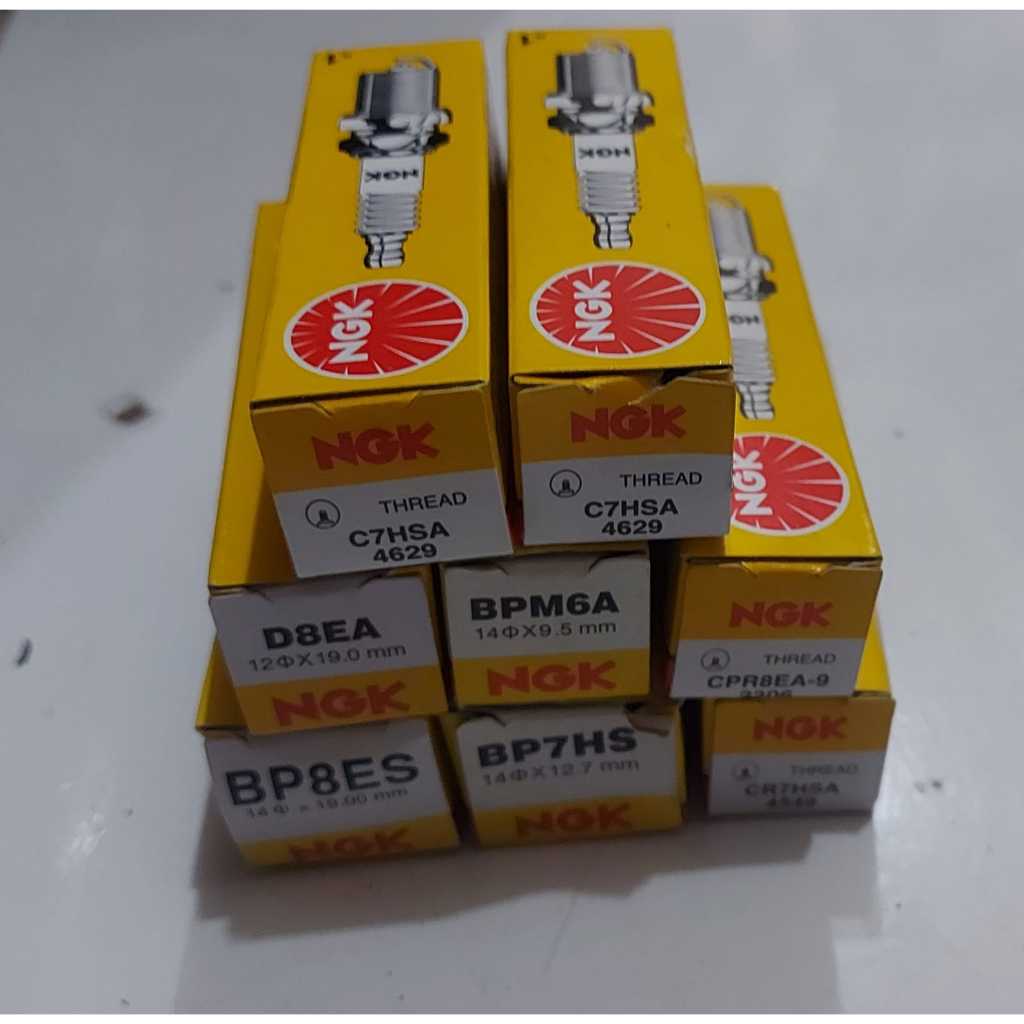 BUSI MOTOR DIJAMIN ASLI NGK ) ,C7HSA , D8EA , BPM6A, CPR8EA-9 , BP8ES , BP7HS , CR7HSA