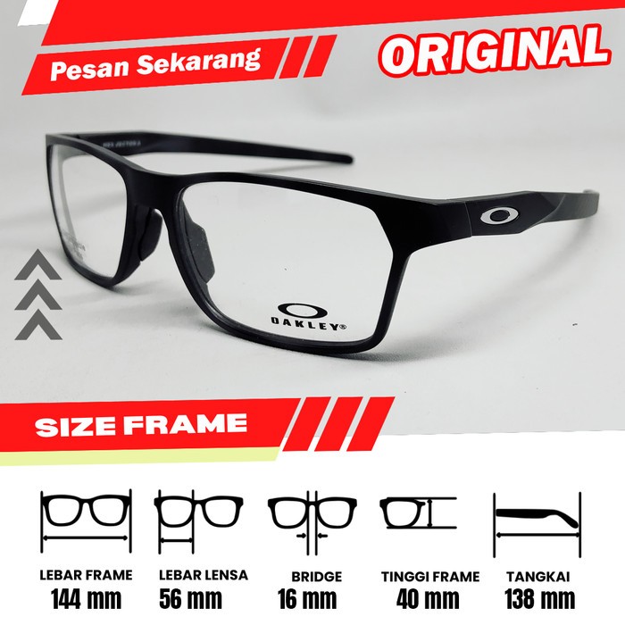 FRAME KACAMATA PRIA / WANITA OAKLEY 8174F ORIGINAL LEBAR FRAME 144mm