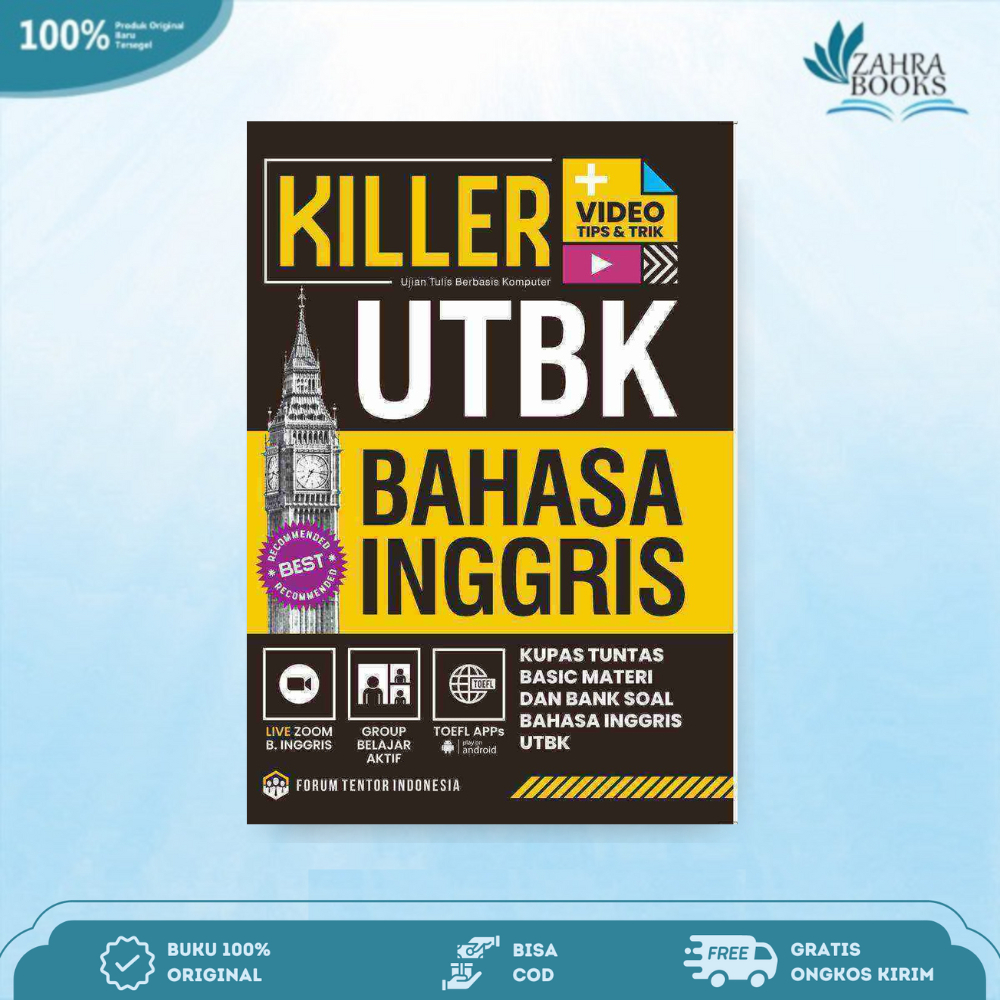 Buku Killer UTBK SBMPTN Bahasa Inggris - Forum Edukasi