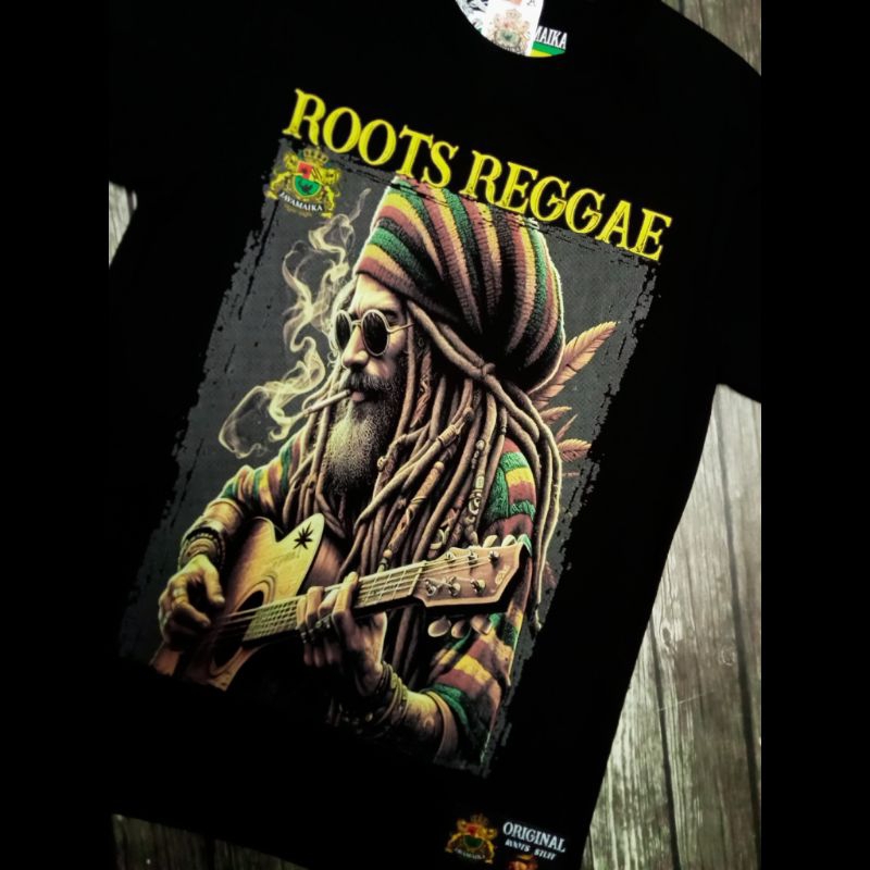 Kaos Roots Reggae Baju Reggae t-shirt Rasta  Original javamaika Rasta Apparel