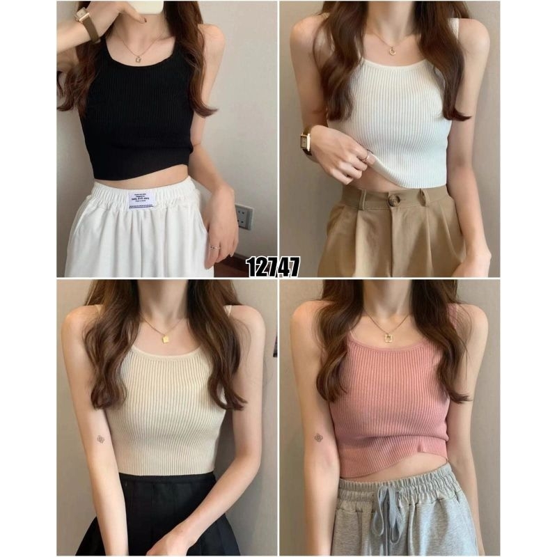 TANKTOP CROP/TANKTOP KOREA/TANKTOP RAJUT