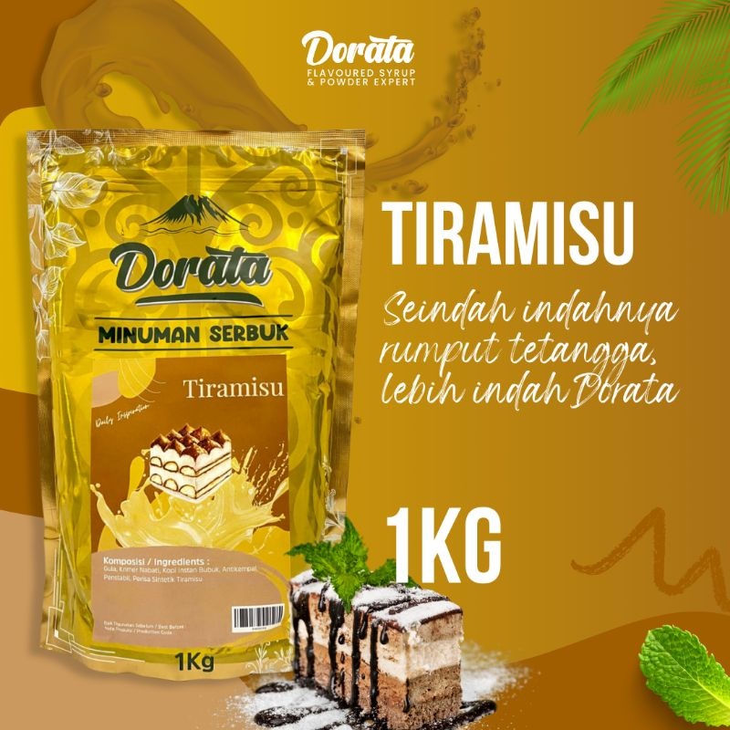 

DORATA POWDER DRINK / DORATA TIRAMISU POWDER / BUBUK MINUMAN KEKINIAN