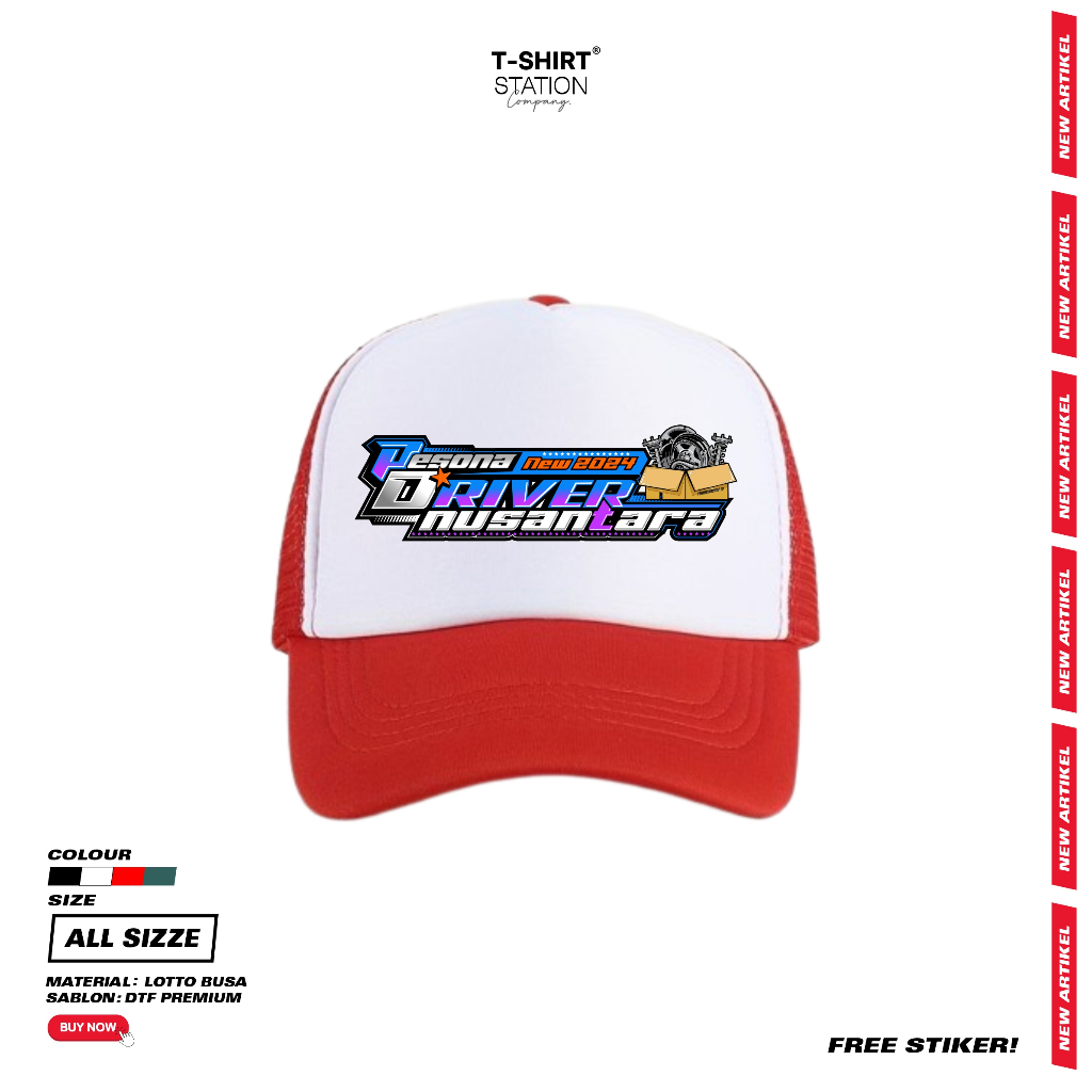 Topi pesona driver nusantara new