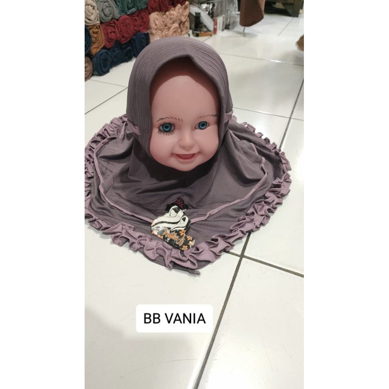 jilbab pet anak/hijab anak lucu rempel Bahan Jersey super adem