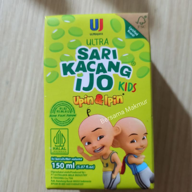 

Ultra Sari Kacang Ijo ultrajaya 150 ml susu kacang hijau