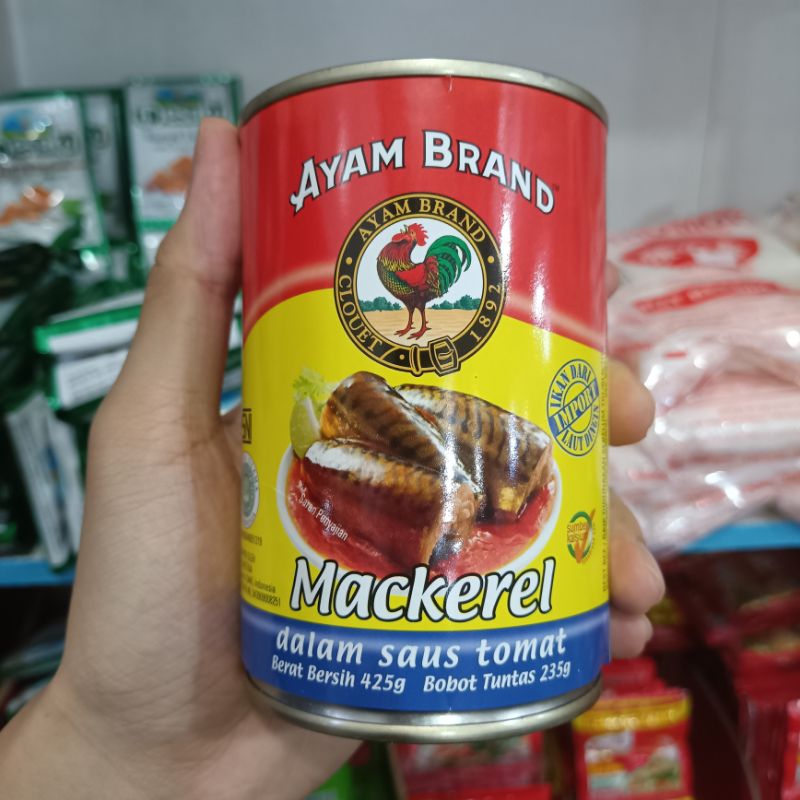

Ayam Brand Mackerel dalam Saus Tomat Kaleng 425 gr