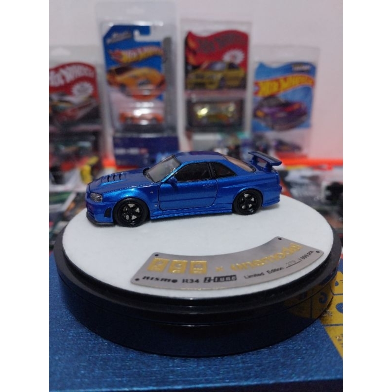 PGM × One Model Nissan Skyline R34 Biru Minus